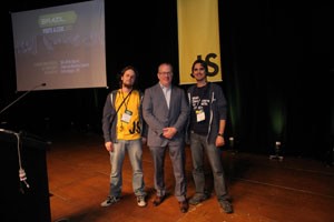 Me, Jaydson and Brendan Eich at BrazilJS 2012